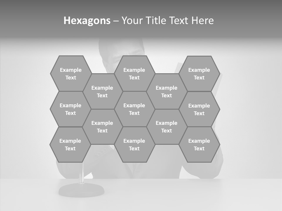 Young Closeup Human PowerPoint Template