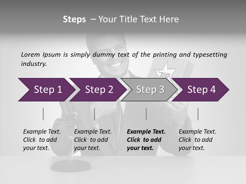 Young Closeup Human PowerPoint Template