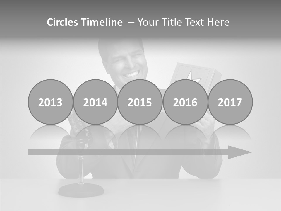 Young Closeup Human PowerPoint Template