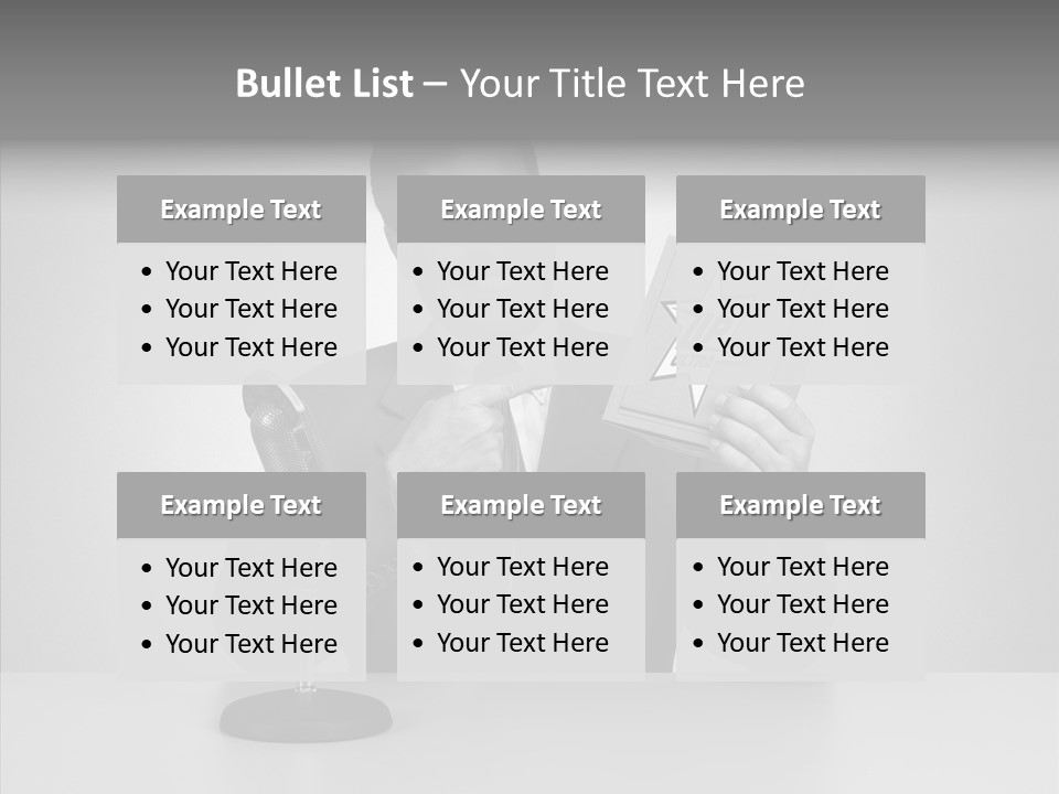 Young Closeup Human PowerPoint Template