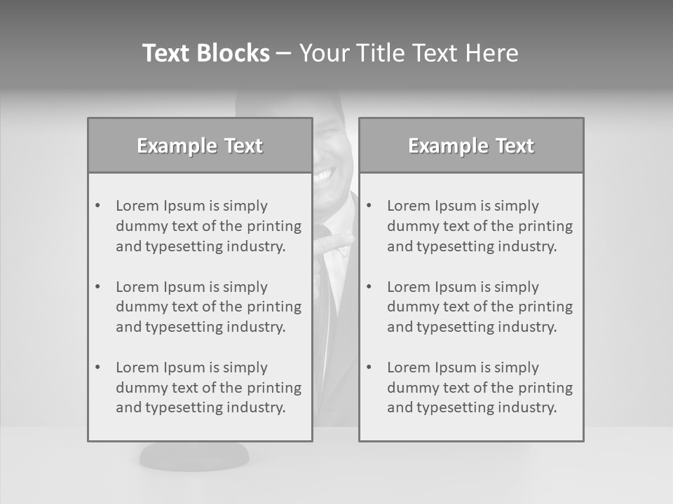 Young Closeup Human PowerPoint Template