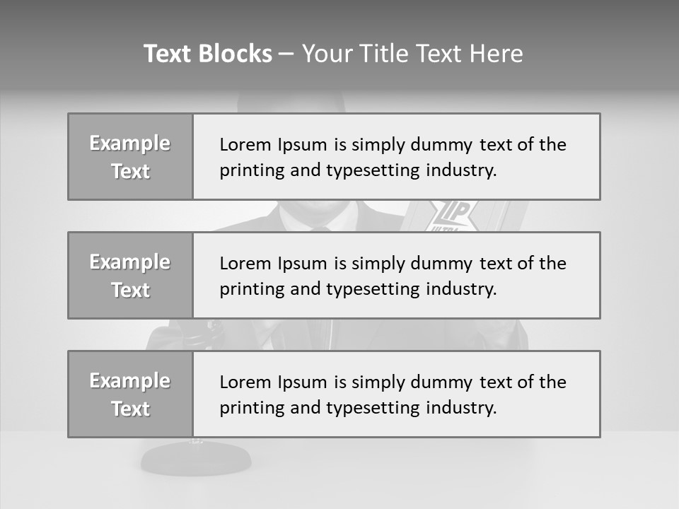 Young Closeup Human PowerPoint Template