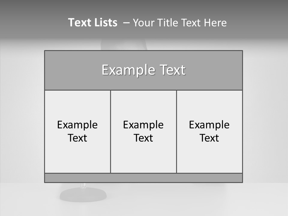 Young Closeup Human PowerPoint Template