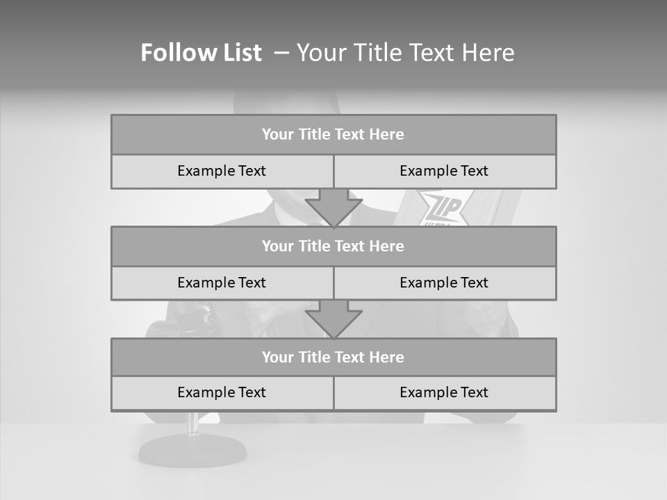 Young Closeup Human PowerPoint Template