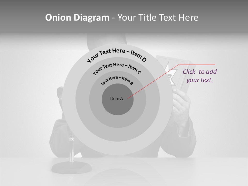 Young Closeup Human PowerPoint Template