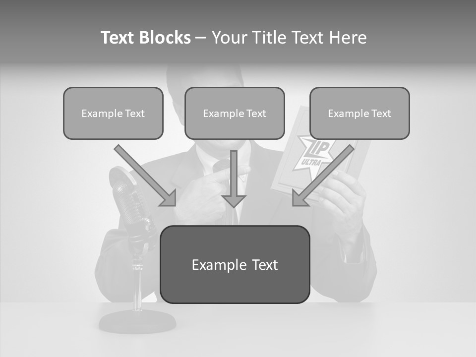 Young Closeup Human PowerPoint Template
