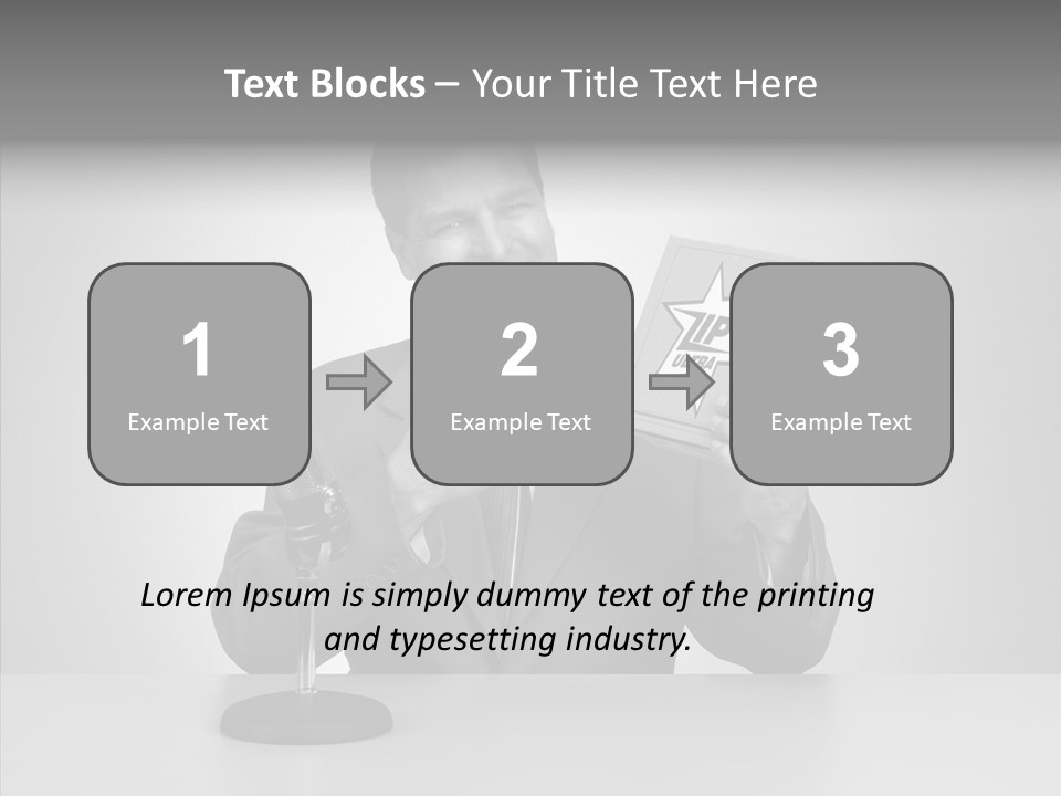 Young Closeup Human PowerPoint Template