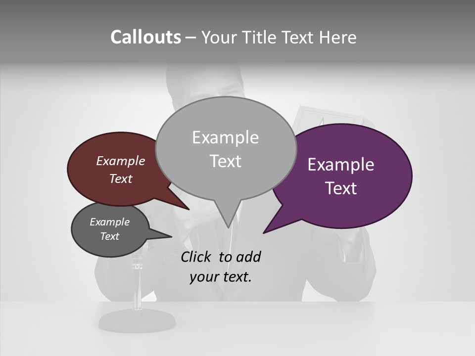 Young Closeup Human PowerPoint Template