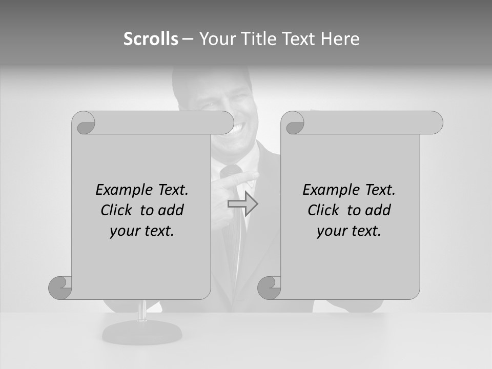 Young Closeup Human PowerPoint Template