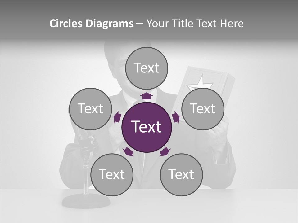 Young Closeup Human PowerPoint Template