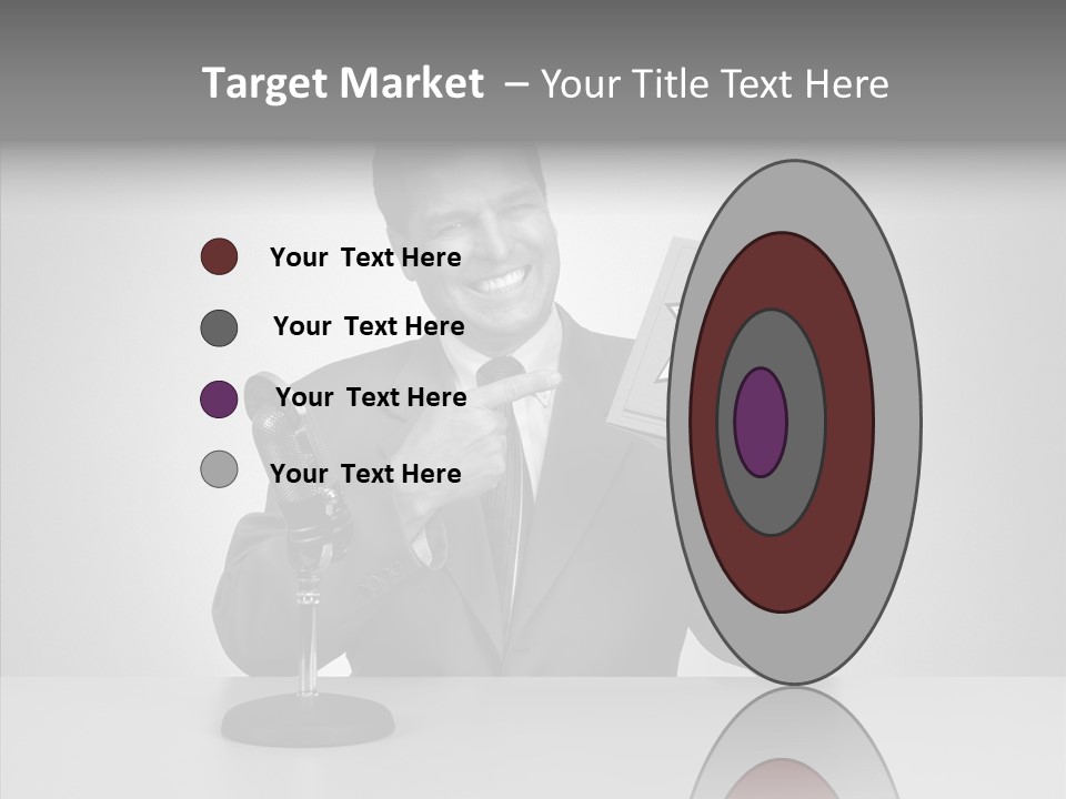 Young Closeup Human PowerPoint Template