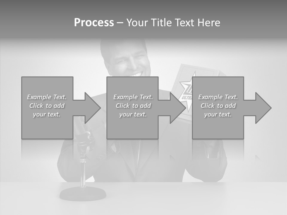 Young Closeup Human PowerPoint Template