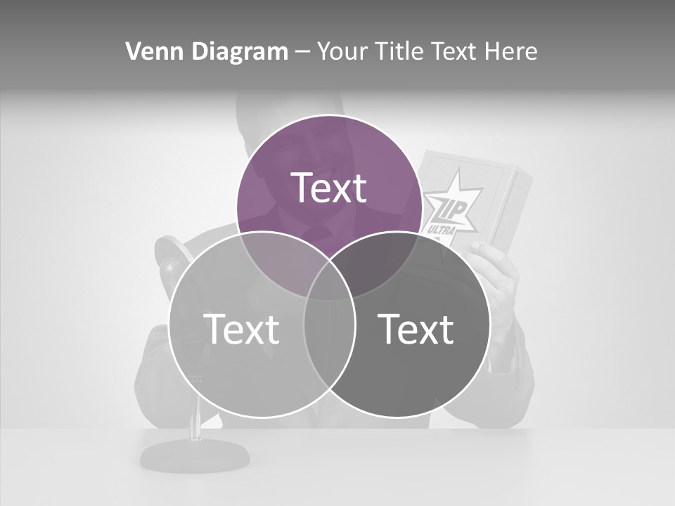 Young Closeup Human PowerPoint Template