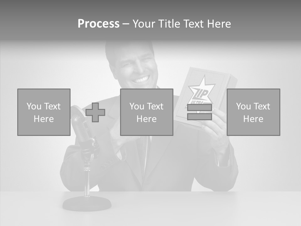 Young Closeup Human PowerPoint Template