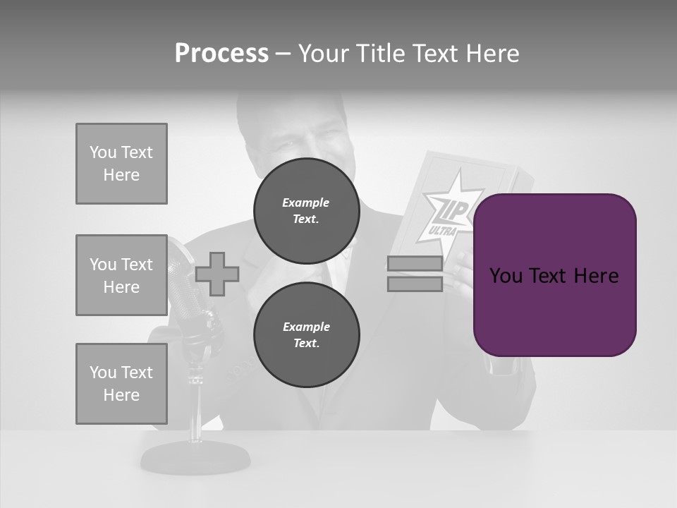 Young Closeup Human PowerPoint Template