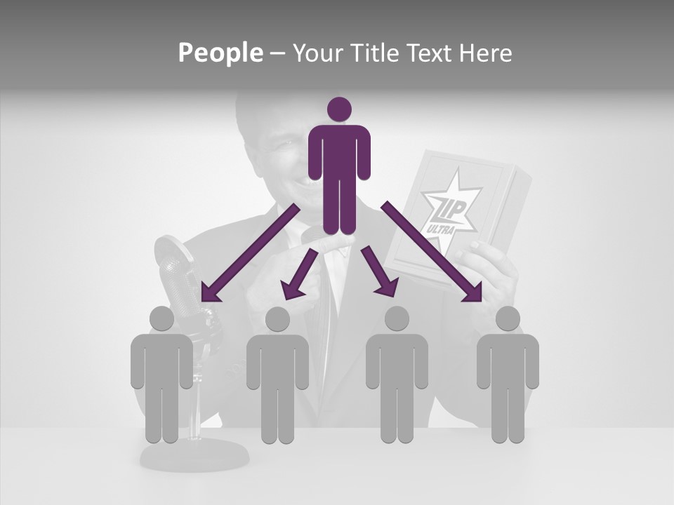 Young Closeup Human PowerPoint Template