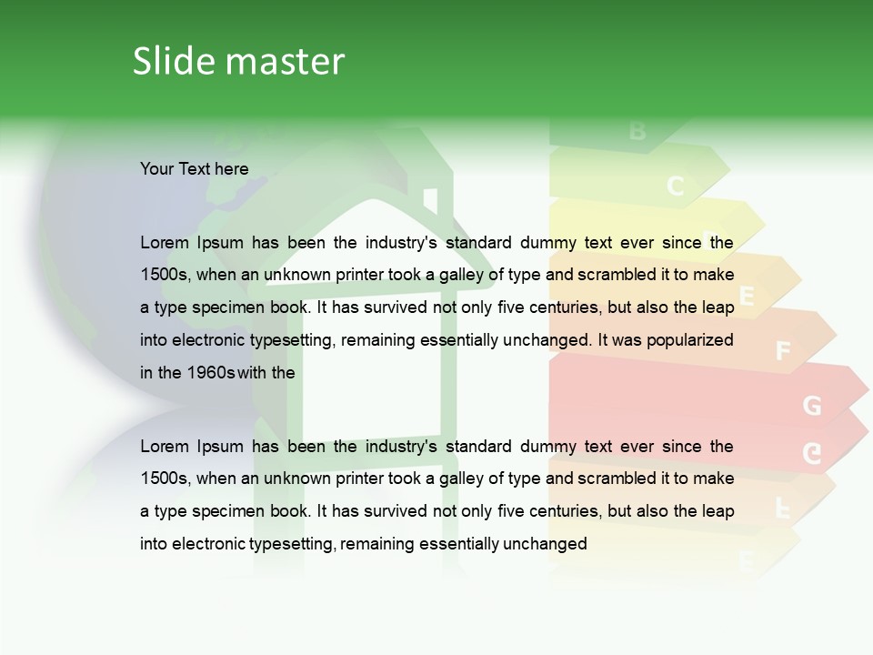 Aging Closeup White Background PowerPoint Template