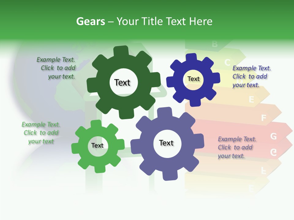 Aging Closeup White Background PowerPoint Template