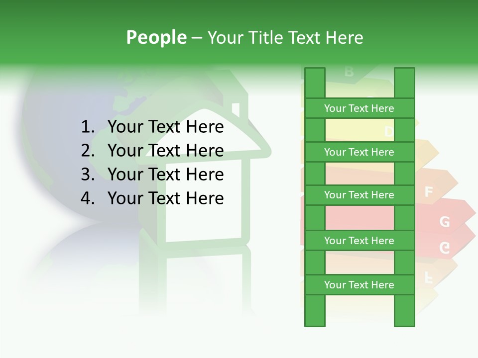 Aging Closeup White Background PowerPoint Template