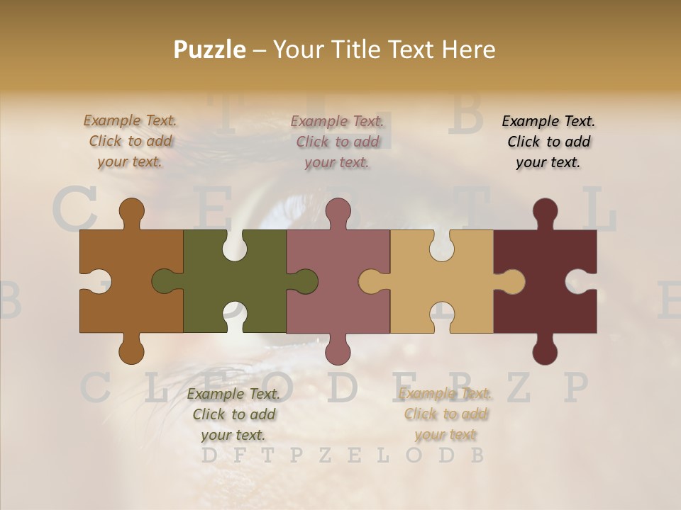 Elderly Hand Young PowerPoint Template