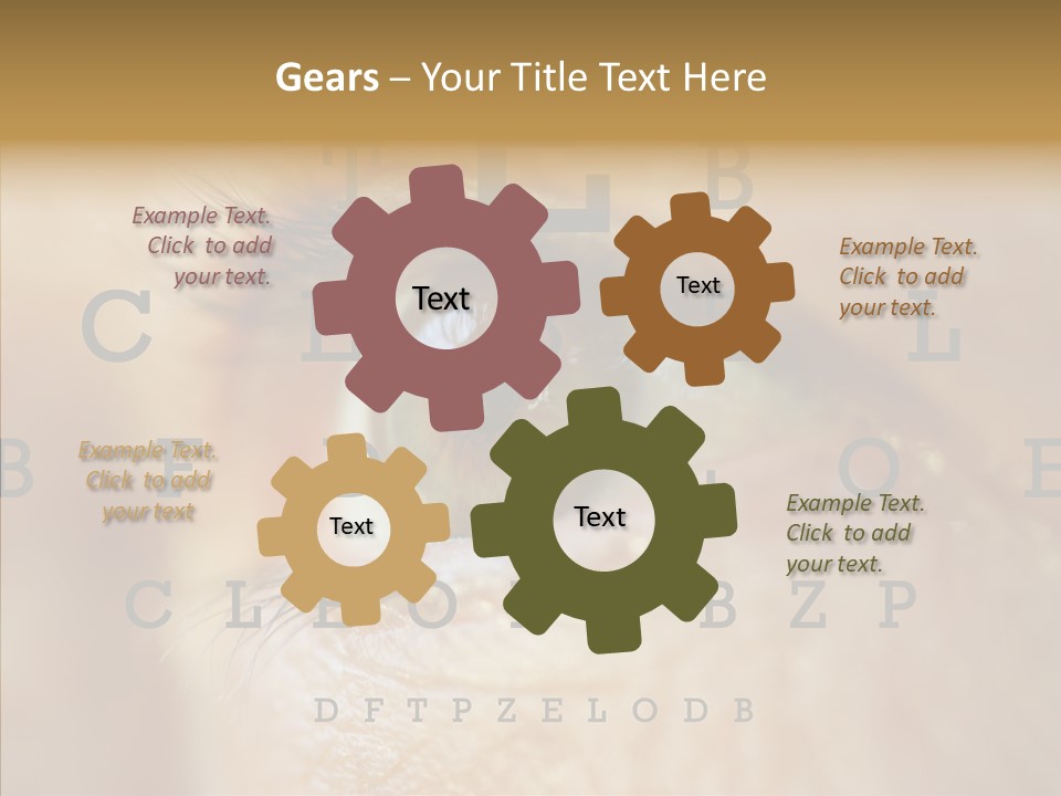 Elderly Hand Young PowerPoint Template