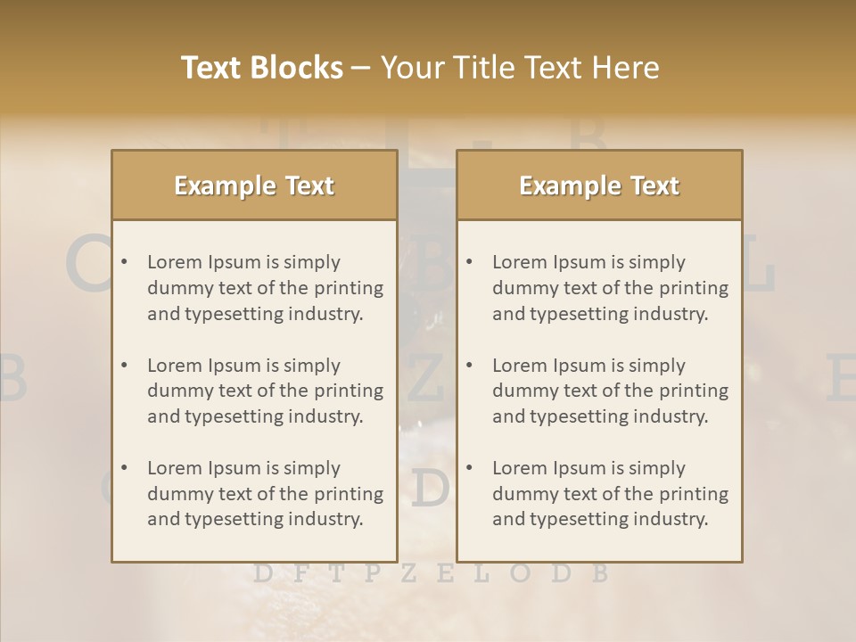 Elderly Hand Young PowerPoint Template