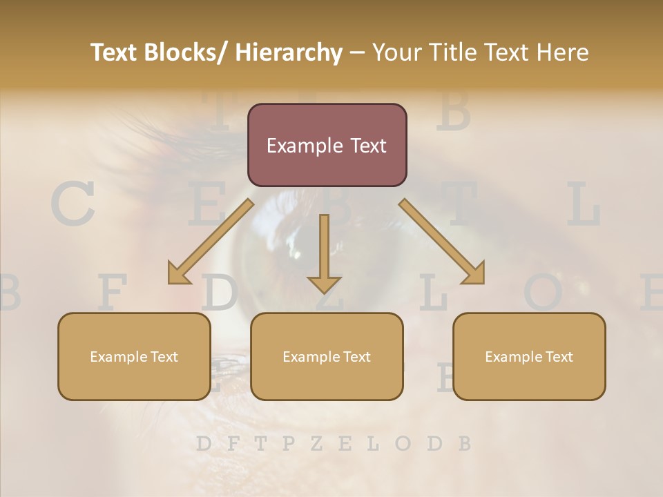 Elderly Hand Young PowerPoint Template