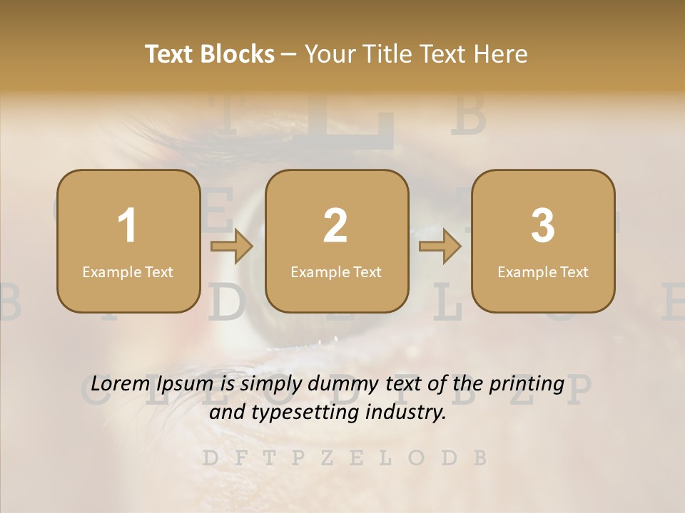 Elderly Hand Young PowerPoint Template