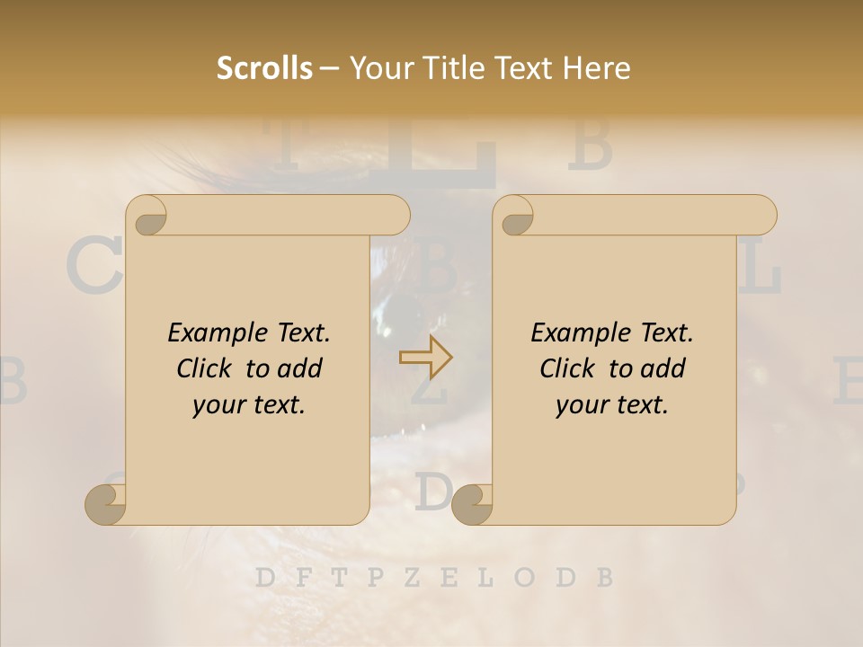 Elderly Hand Young PowerPoint Template