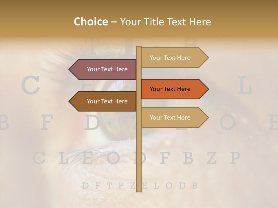 Elderly Hand Young PowerPoint Template