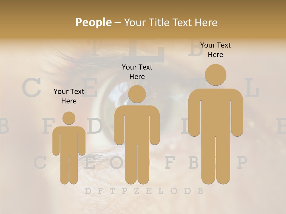 Elderly Hand Young PowerPoint Template