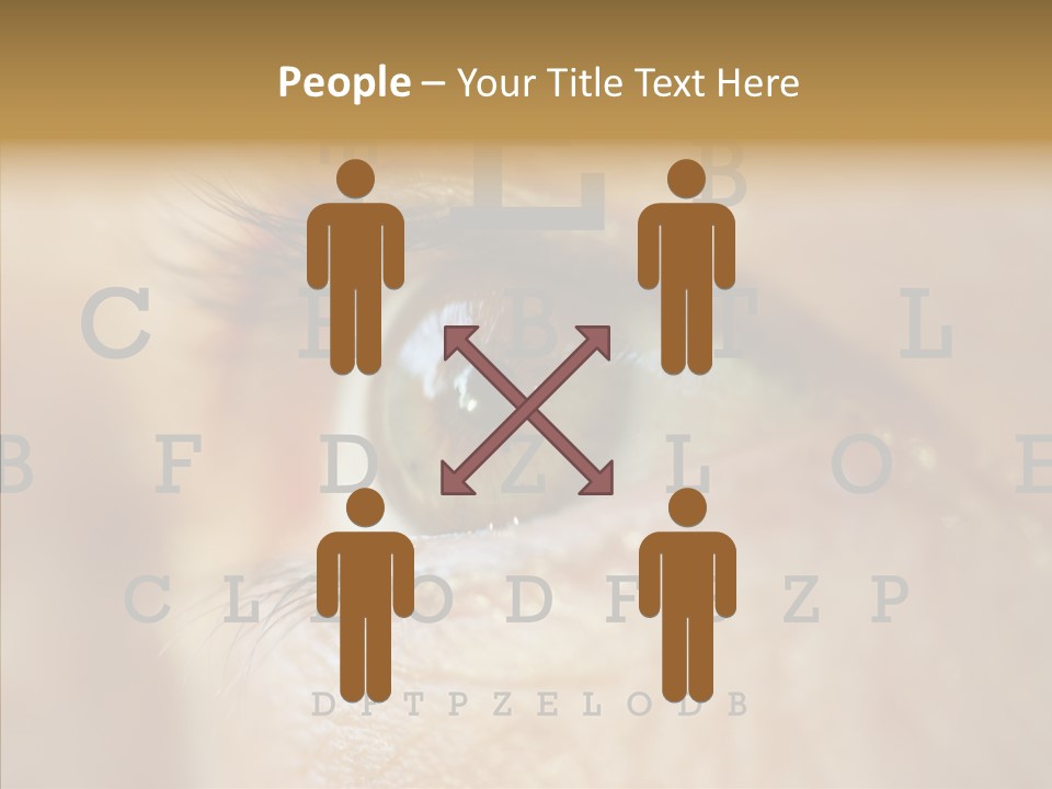 Elderly Hand Young PowerPoint Template