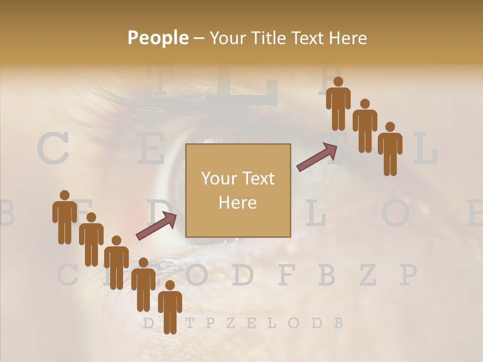 Elderly Hand Young PowerPoint Template