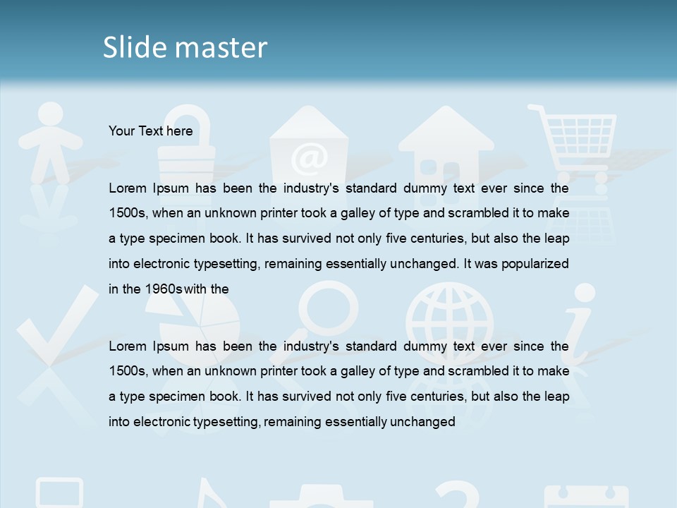 Elderly Young Closeup PowerPoint Template