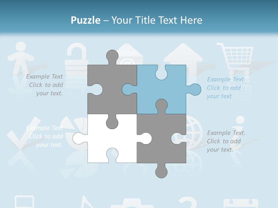 Elderly Young Closeup PowerPoint Template