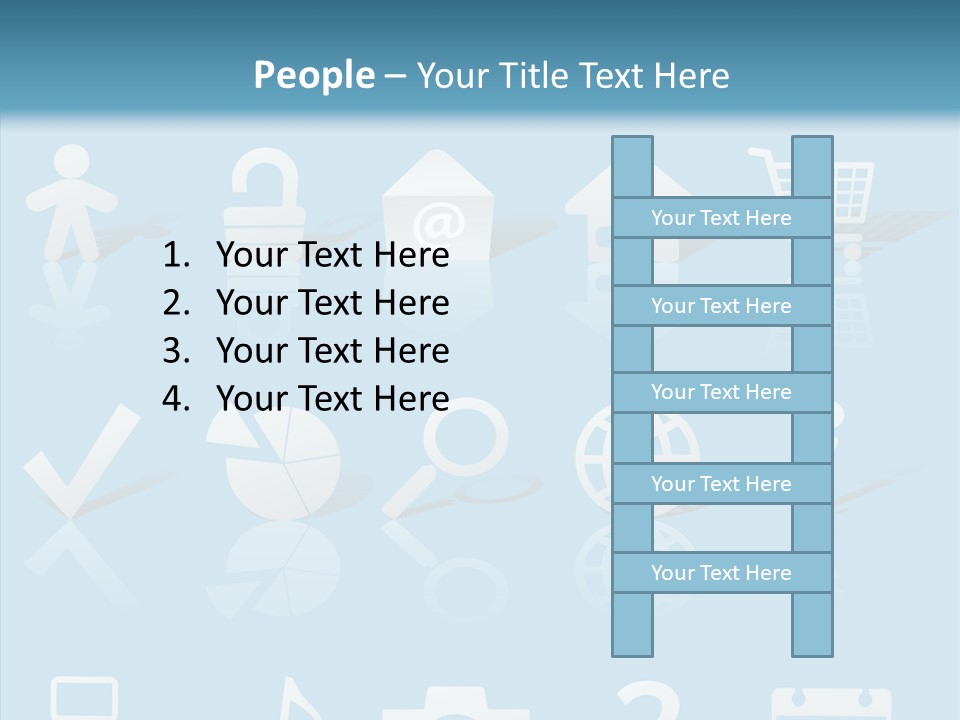 Elderly Young Closeup PowerPoint Template