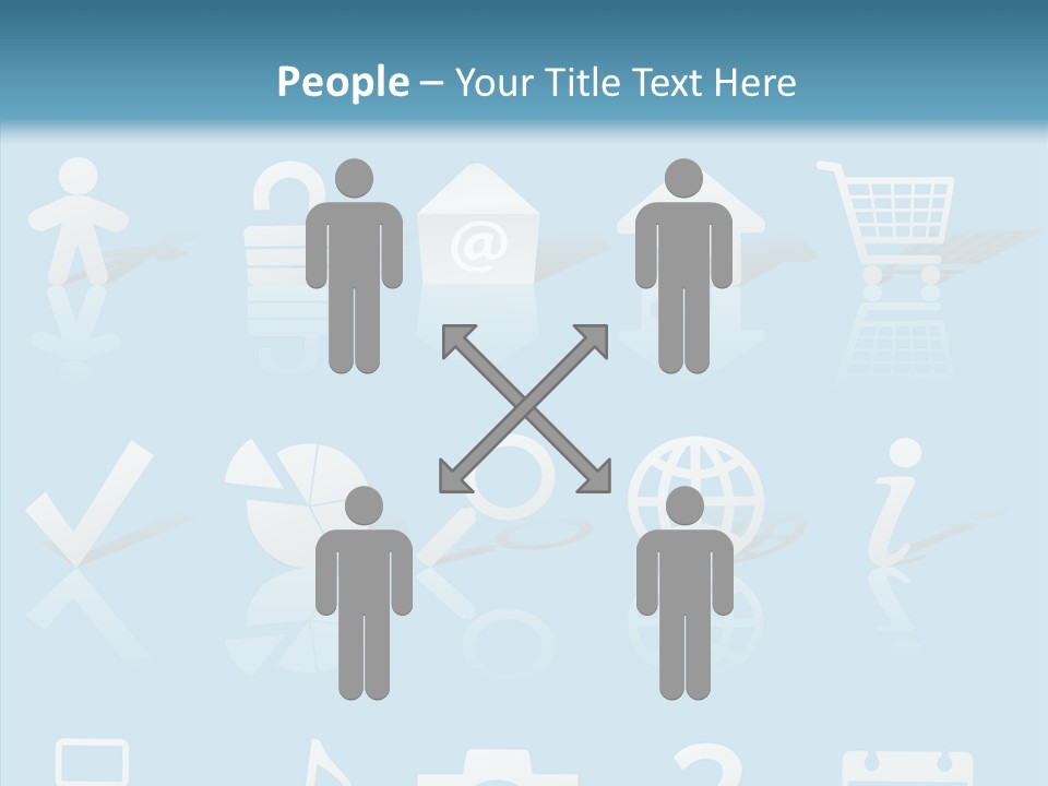 Elderly Young Closeup PowerPoint Template