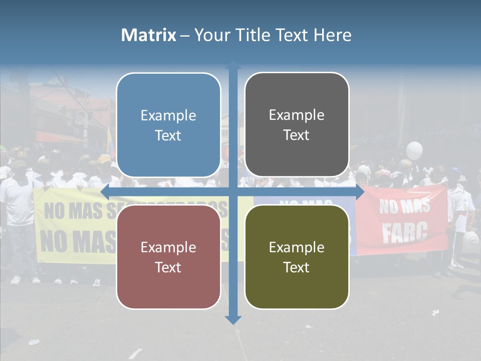 Togetherness White Background Hold PowerPoint Template