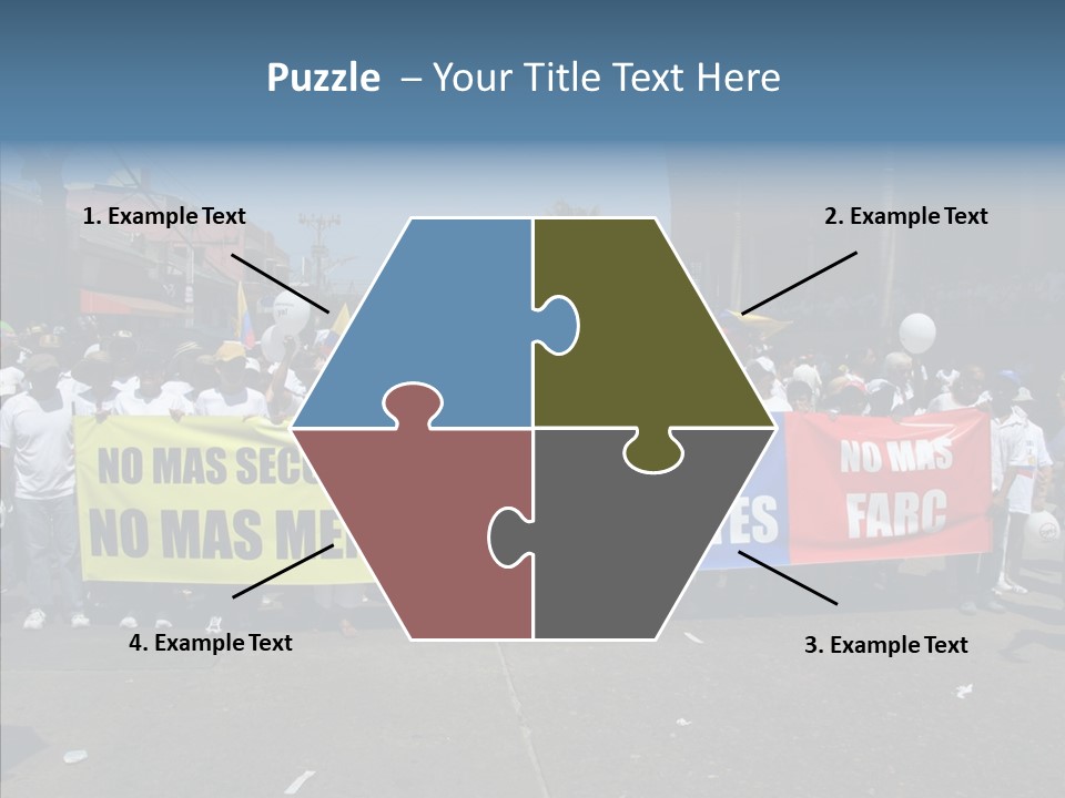 Togetherness White Background Hold PowerPoint Template