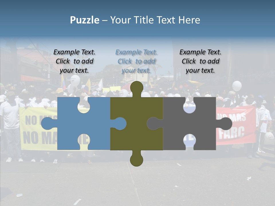 Togetherness White Background Hold PowerPoint Template