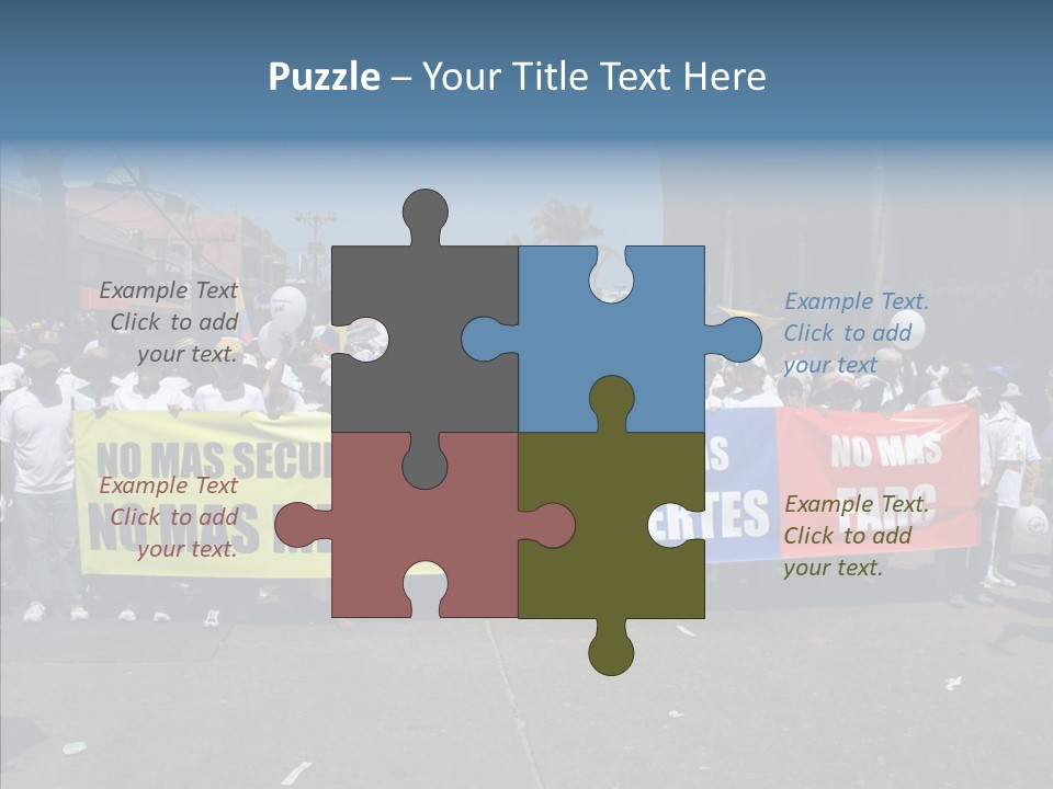 Togetherness White Background Hold PowerPoint Template