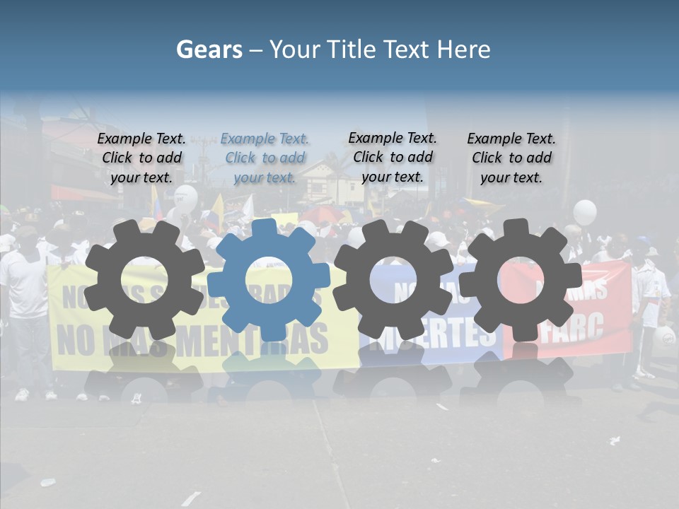 Togetherness White Background Hold PowerPoint Template