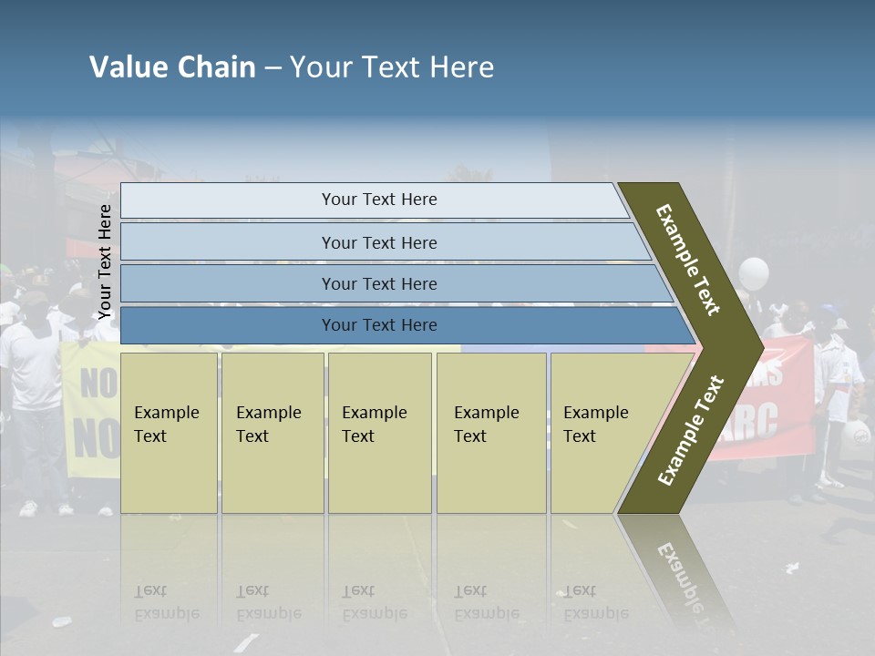 Togetherness White Background Hold PowerPoint Template