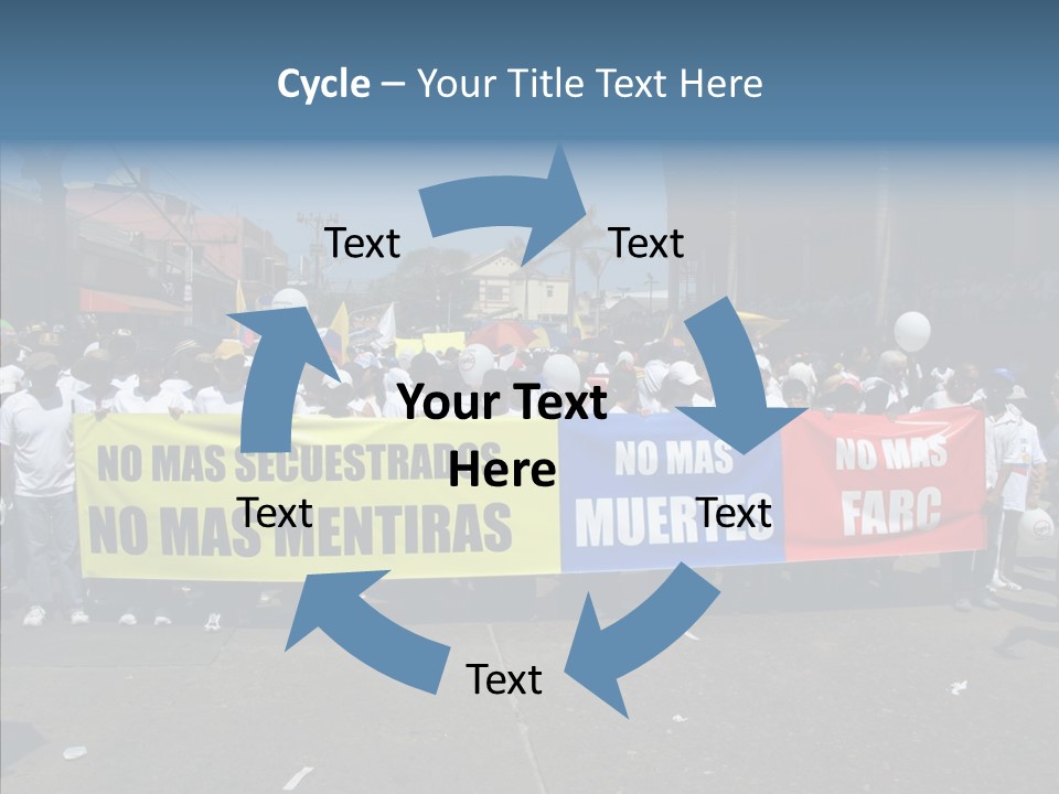 Togetherness White Background Hold PowerPoint Template