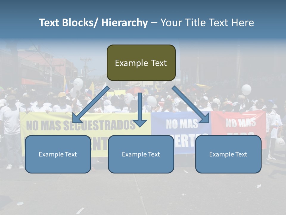 Togetherness White Background Hold PowerPoint Template