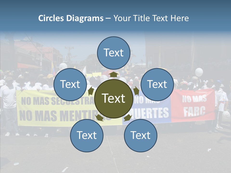 Togetherness White Background Hold PowerPoint Template