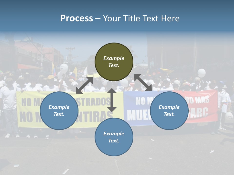 Togetherness White Background Hold PowerPoint Template