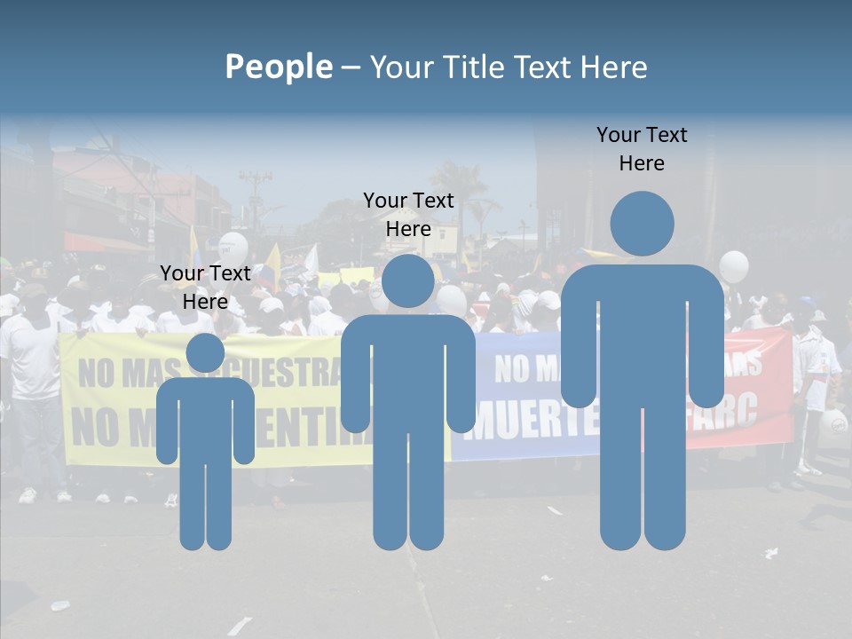 Togetherness White Background Hold PowerPoint Template