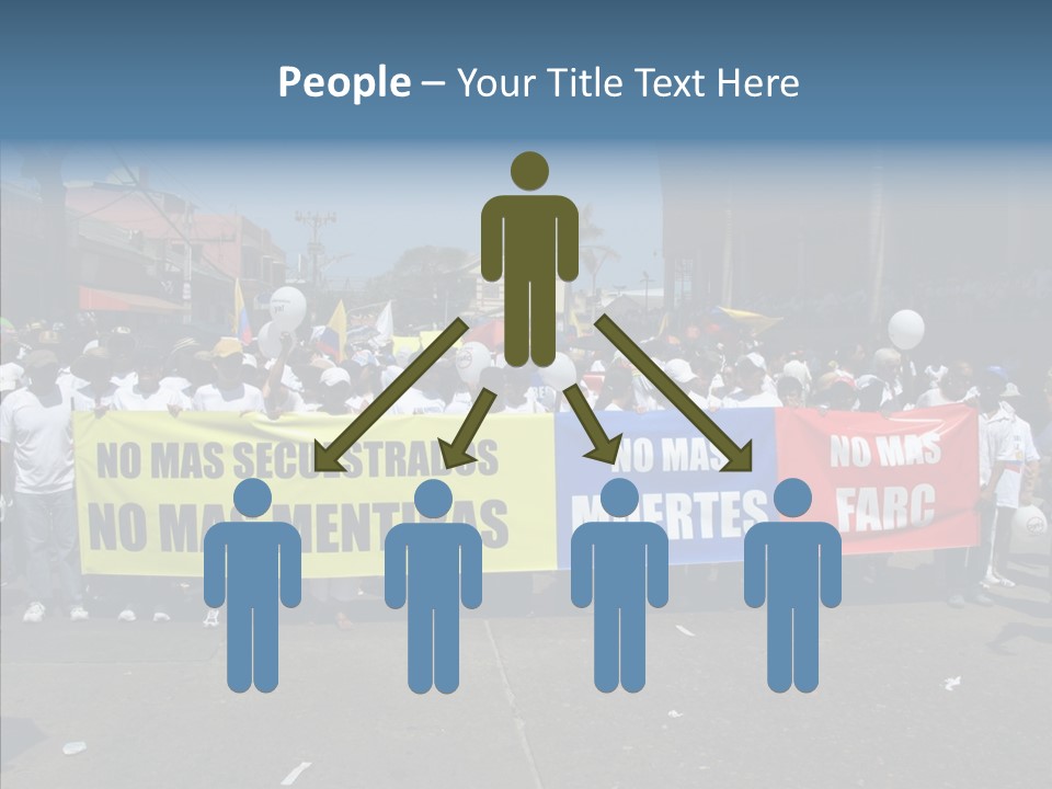 Togetherness White Background Hold PowerPoint Template