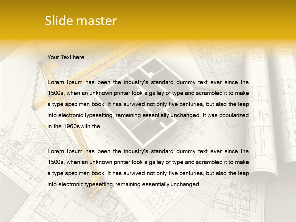 White Hand Old PowerPoint Template